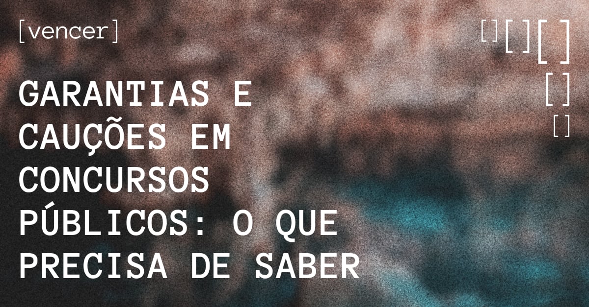 Garantias e cauções em concursos públicos portugueses