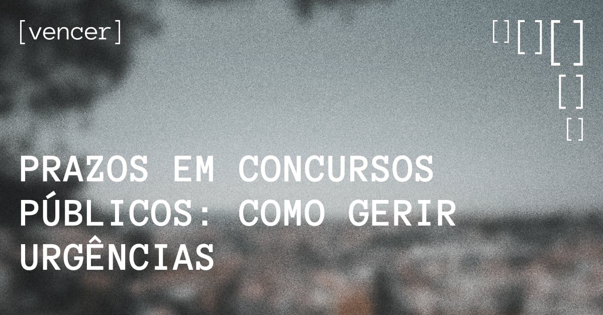 Relógio e calendário representando gestão de prazos em concursos públicos